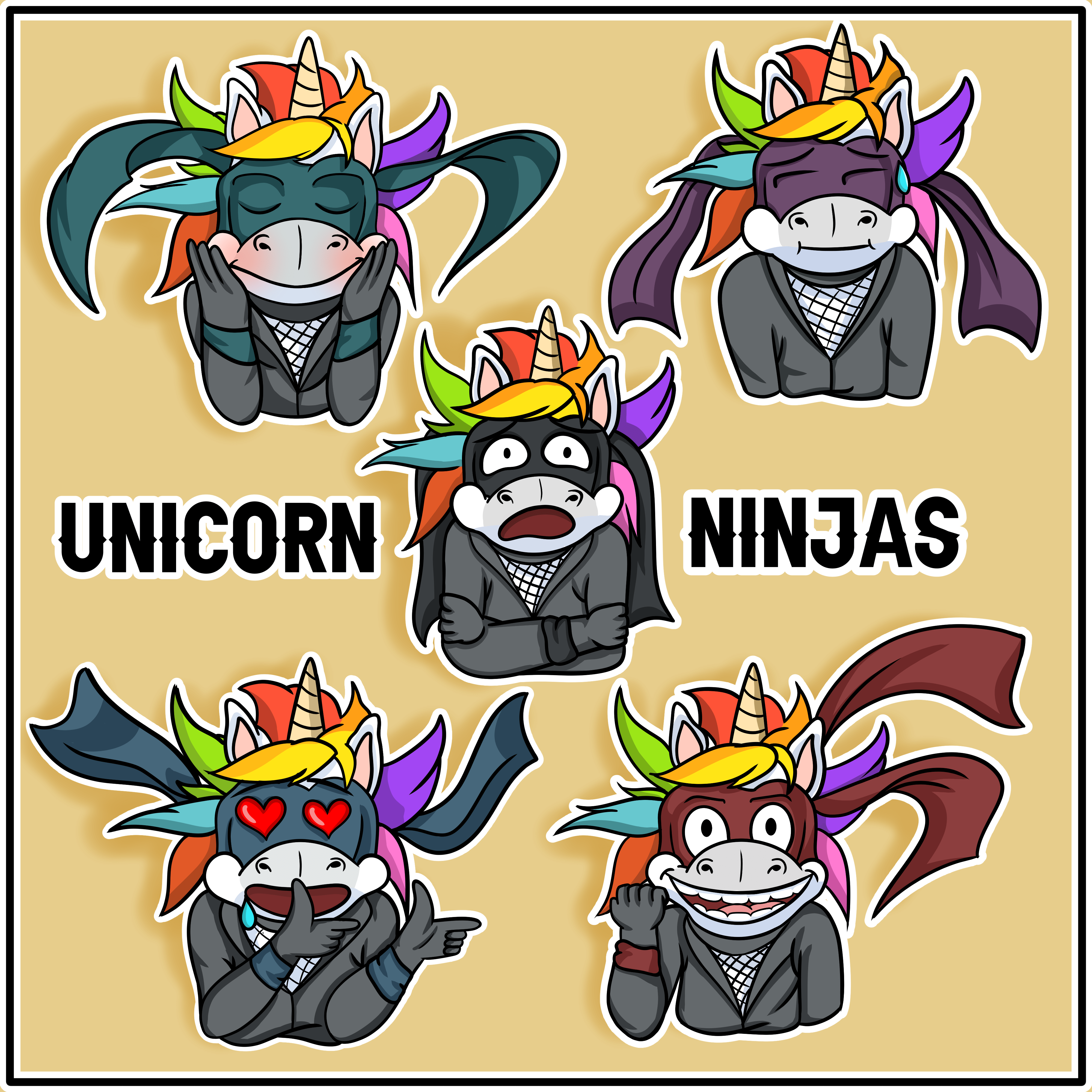 Unicorn ninjas