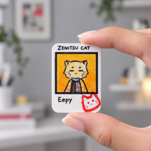 Paw Slayer — Zen-Paw Card Keychain
